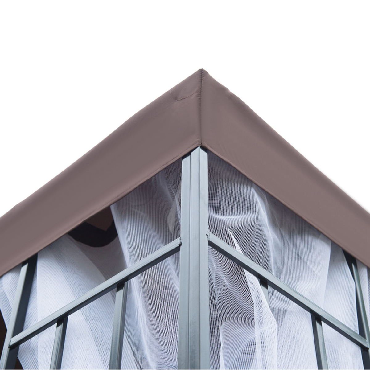 3x3m Gazebo Marquee Metal Party Tent Canopy Pavillion Steel Frame