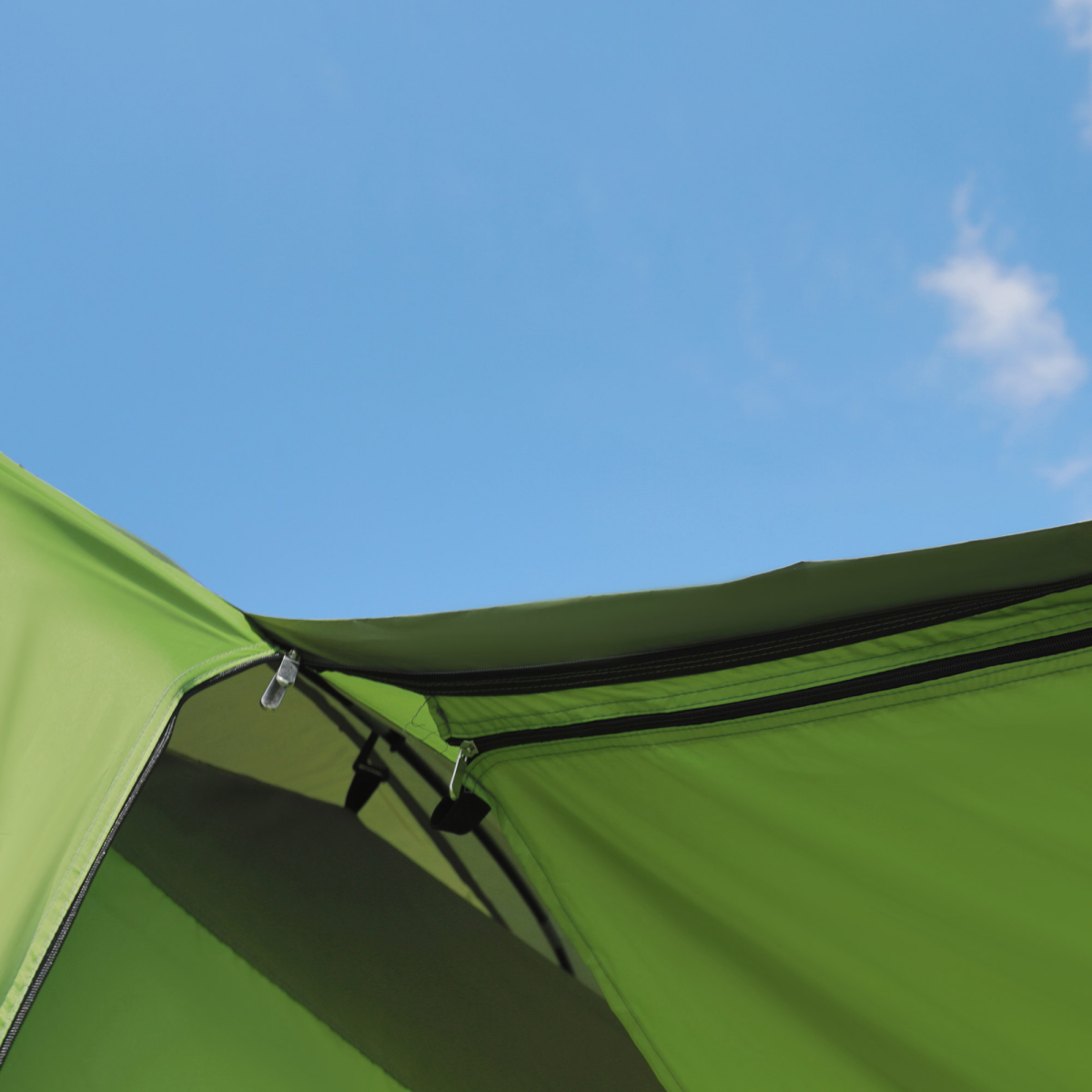 Two Room Dome Tent Camping Shelter w/ Porch and Portable Carry Bag