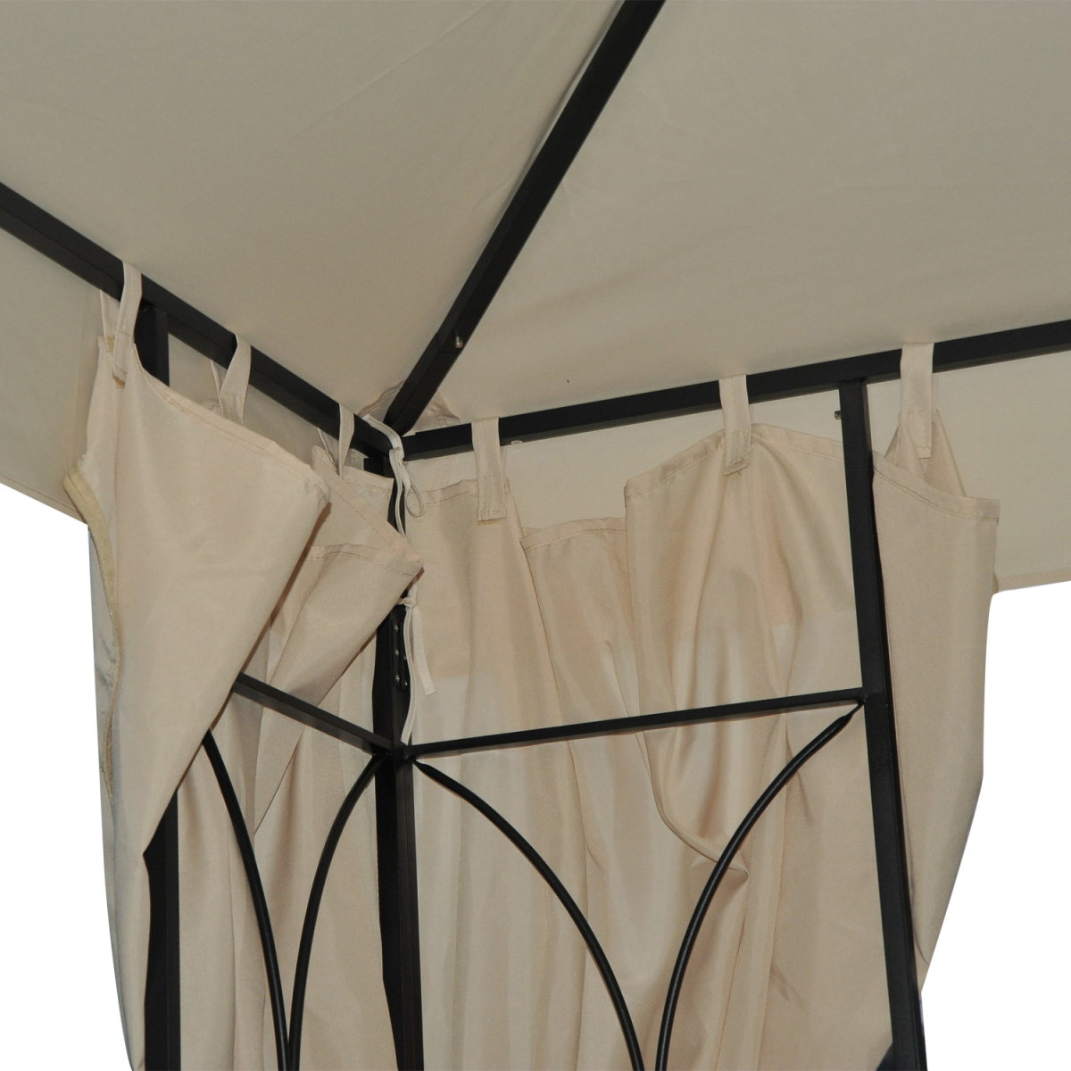 Garden Metal Gazebo Sun Shade Shelter Outdoor Party Tent 3 x 3m
