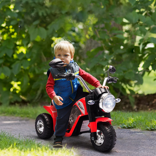 Kids 6V Electric Motorcycle Ride-On Toy Battery Red