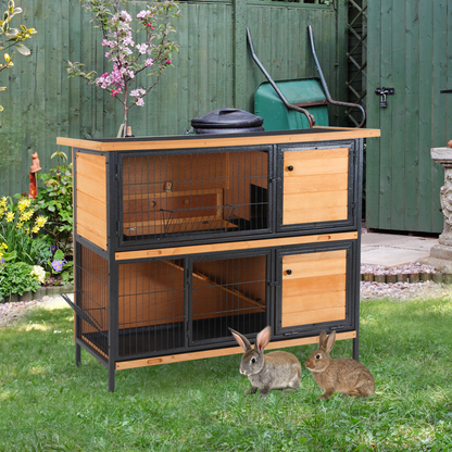 Wooden Rabbit Hutch