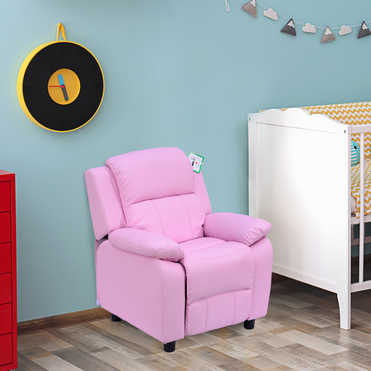 Kids Recliner Armchair Game Chair Sofa Children Seat In PU Leather