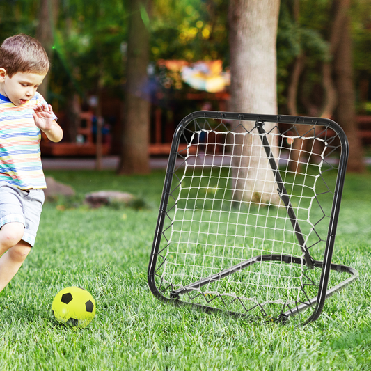 Angle Adjustable Rebounder Net Goal Training Set Football, Baseball
