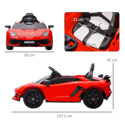 Lamborghini Aventador Licensed  Kids Electric Ride