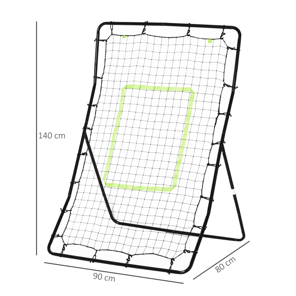 Rebounder Net Target Ball Kickback Baseball Training Equipment Play