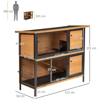 Wooden Rabbit Hutch