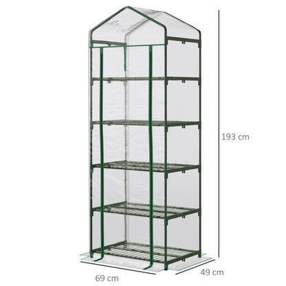 2.5 x 1.5ft 5 Tier Portable Greenhouse