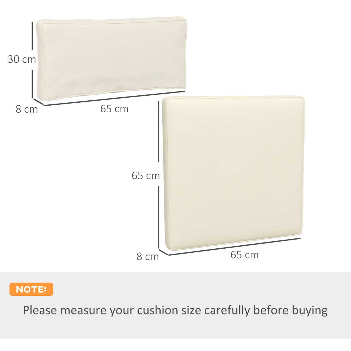 Replacement Cushions for Outdoor Furniture Garden Seat Cushion Pad