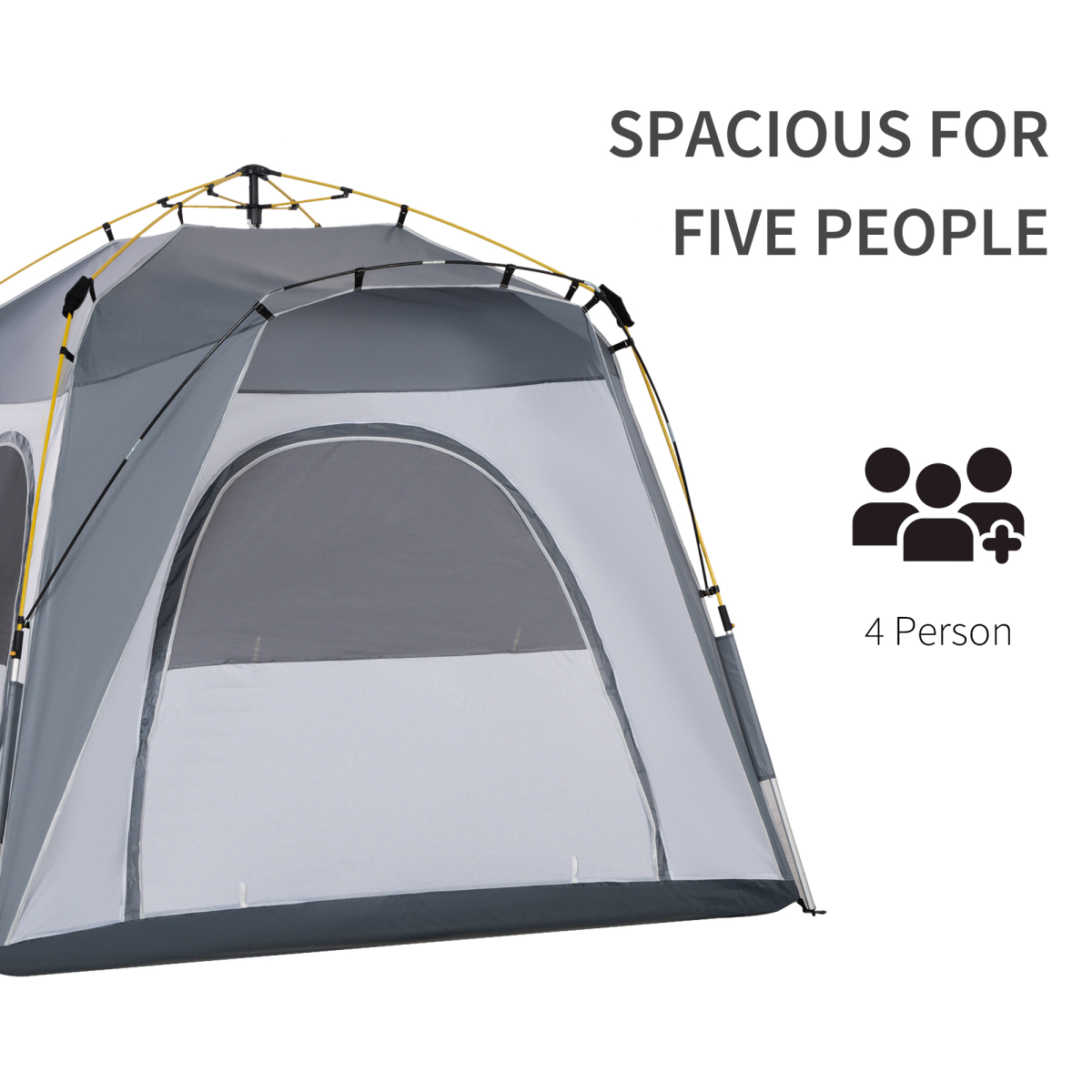 Pop Up Tent Automatic Camping Backpacking Dome Shelter, Green