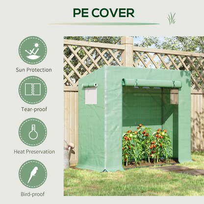 Garden Greenhouse Plant Cover, Windows & Zipper