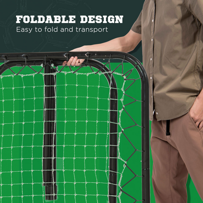 Angle Adjustable Rebounder Net Goal Training Set Football, Baseball