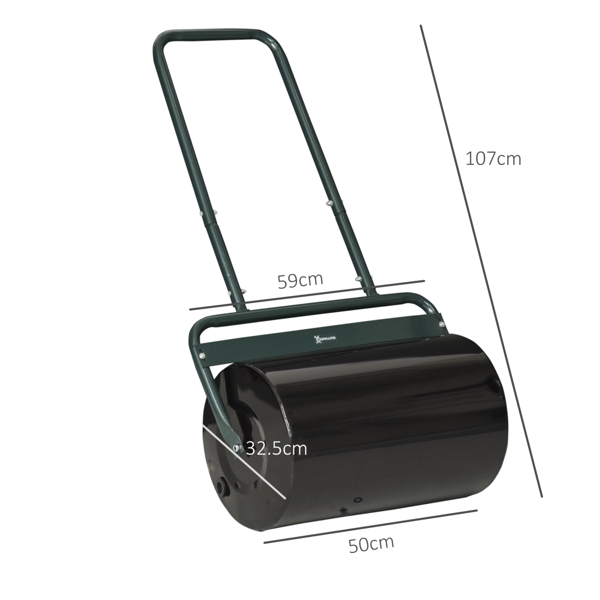 Combination Push w/ 38L Sand or Water Garden Dark Green