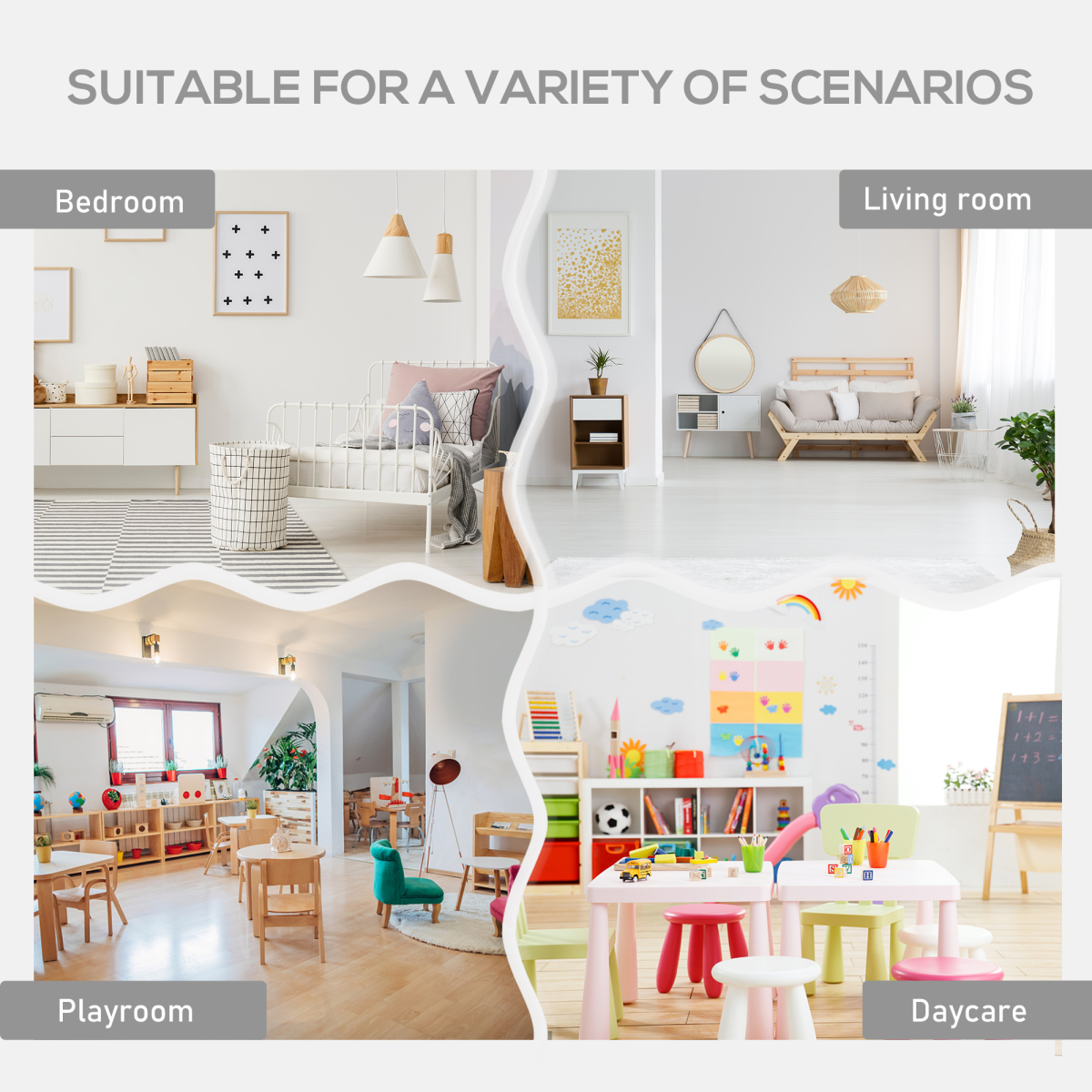 3 Pcs Kids Table & Chairs Set Toddler Furniture Storage Drawers