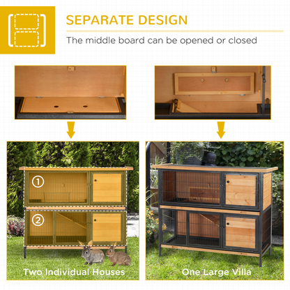 Wooden Rabbit Hutch