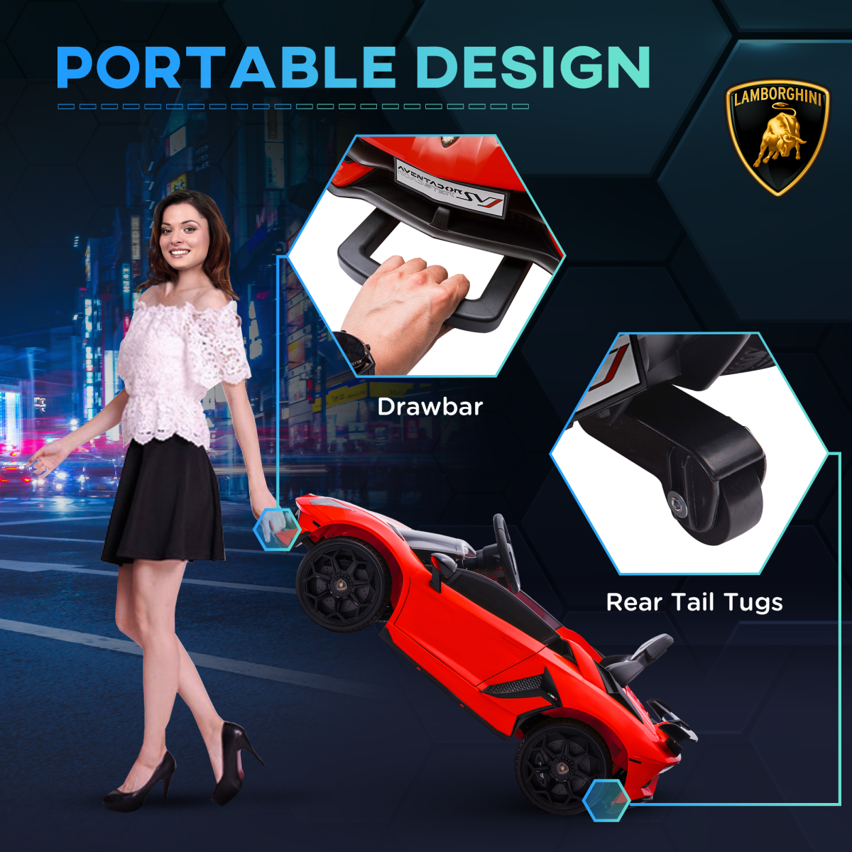 Lamborghini Aventador Licensed  Kids Electric Ride