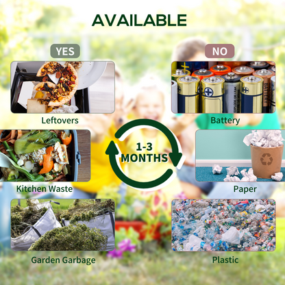 130L Dual Chamber Rotating Composter