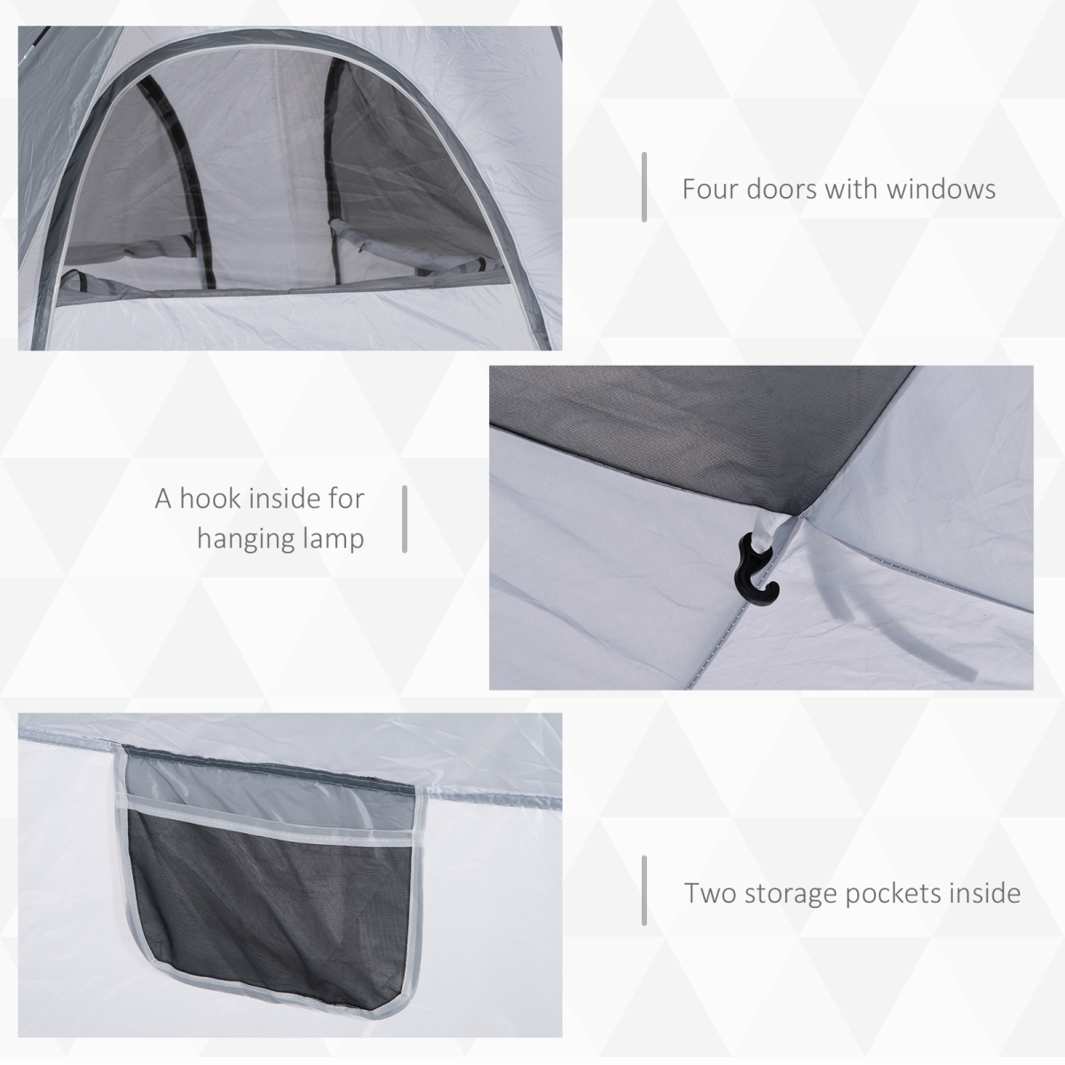 Pop Up Tent Automatic Camping Backpacking Dome Shelter, Green