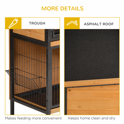 Wooden Rabbit Hutch