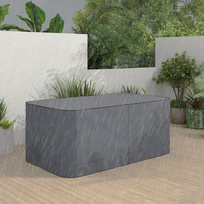 Garden 2-3 Seater Sofa Cover Furniture Water Resistant All-weather Grey