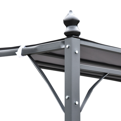 Canopy Metal Wall Gazebo