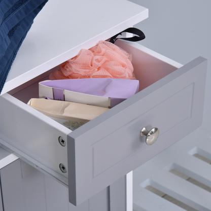 MDF 2-Drawer Bathroom Cabinet Bathroom Freestanding Cabinet Grey