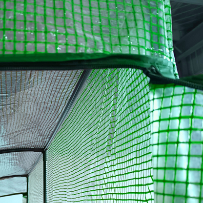 6.5 x 3.5ft Lean To Walk In Greenhouse Green