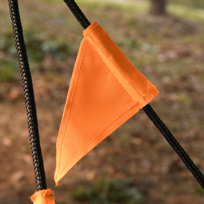 Saucer Tree Swing Metal Tube Adjustable Rope Garden Blue Green Orange