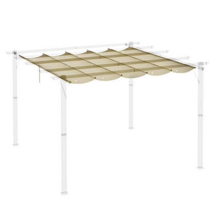 Pergola Shade Cover Replacement Canopy for 3 x 3(m) Pergola, Beige
