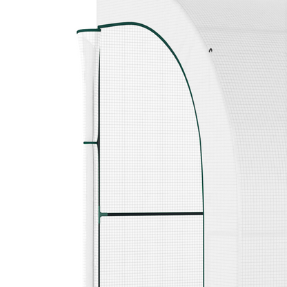 Lean To Walk In Greenhouse White 10 x 5ft