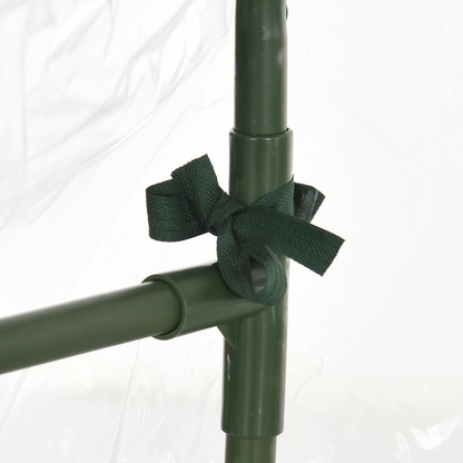 Portable Walk-in PVC Greenhouse w/ Zipped Door for Flowers Plant