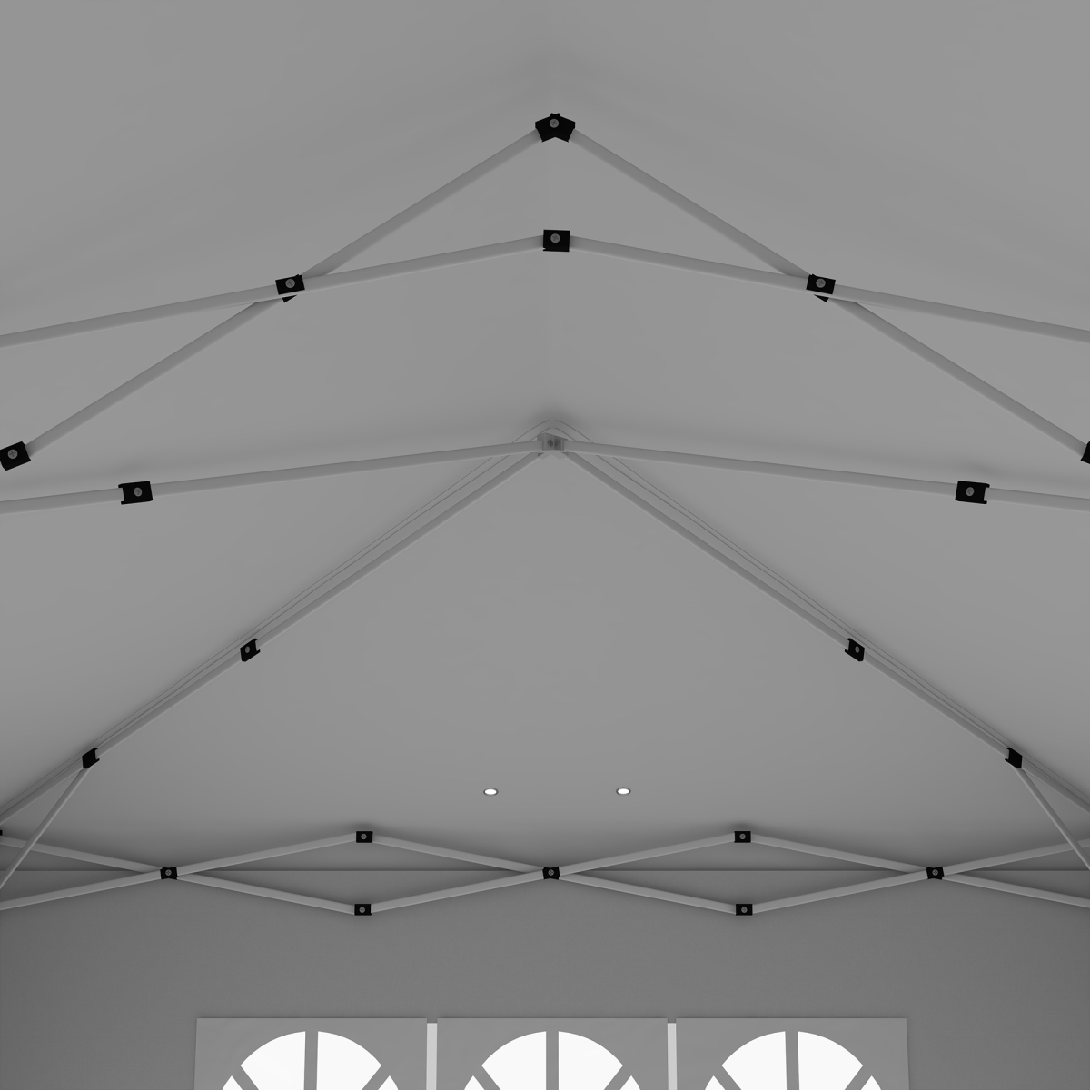 3 x 6m Pop Up Gazebo Height Adjustable Party Tent w/ Storage Bag Black