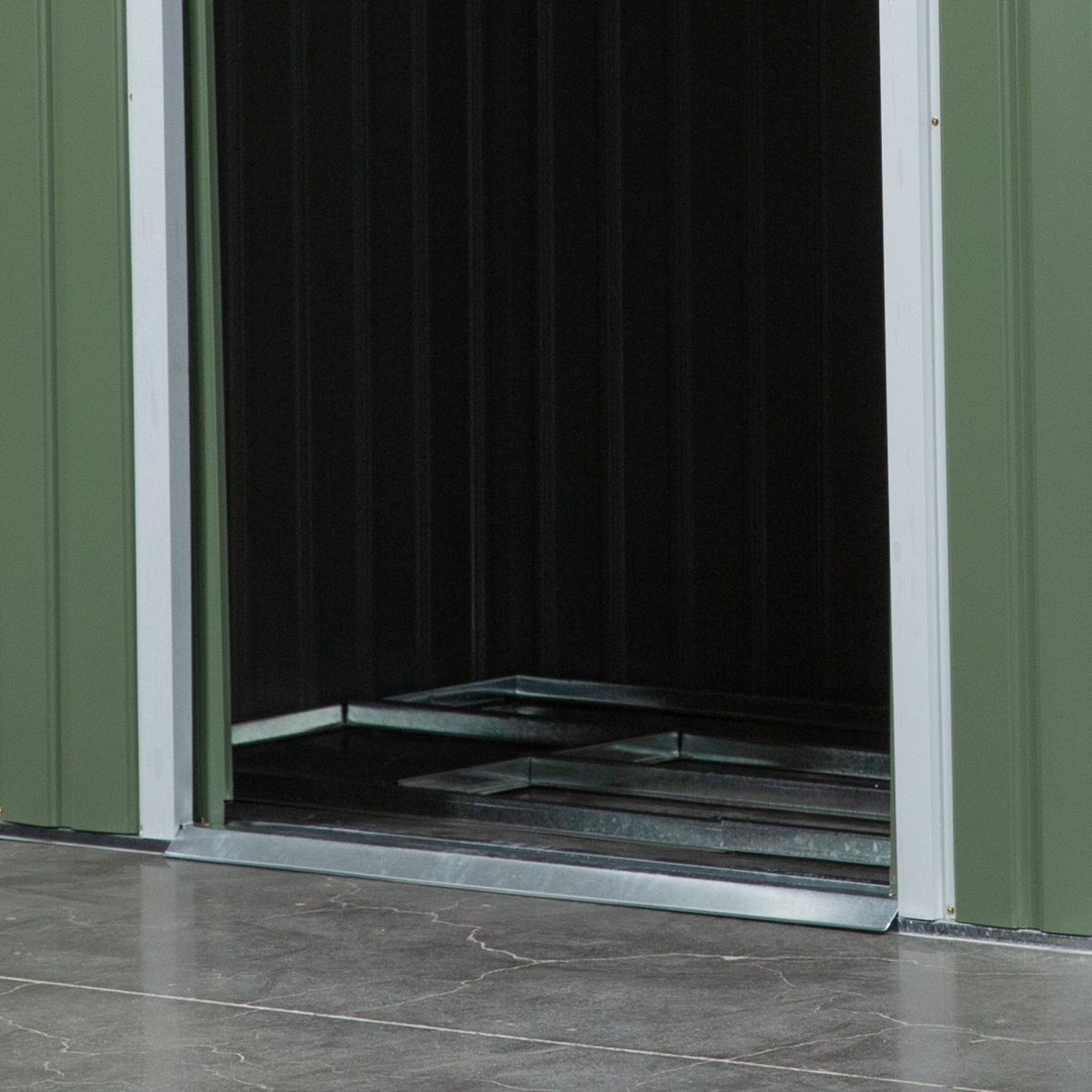 Garden Storage Shed Sloped Roof Outdoor Equipment Tool Storage