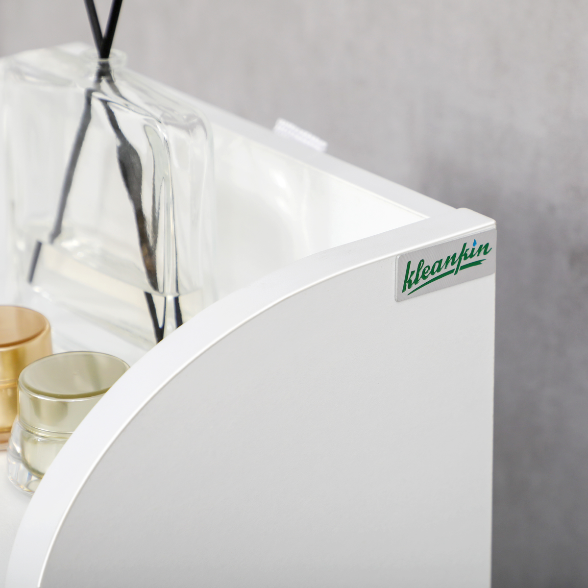 Freestanding Bathroom Storage Unit with Adjustable Shelf, White