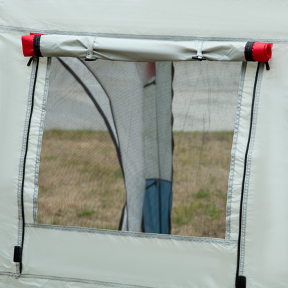 Two-Room Tunnel Tent  Blue 6–8 Person