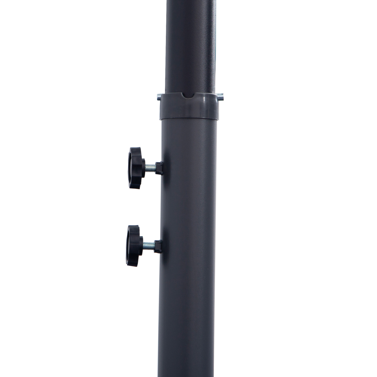 3(m) Cantilever Shanghai Parasol Crank Handle, Cross Base, Turquoise Outsunny