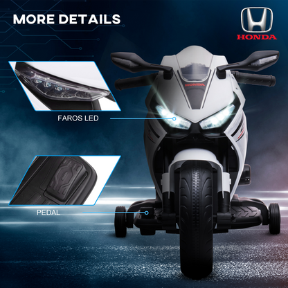 Honda Licensed 6V Kids Electric Motorbike Ride On Car for 3-5 Years  HOMCOM