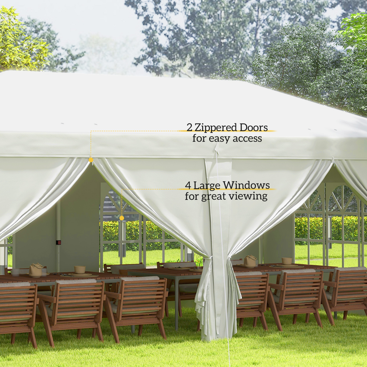 3 x 6m Pop Up Gazebo Height Adjustable Party Tent w/ Storage Bag Black