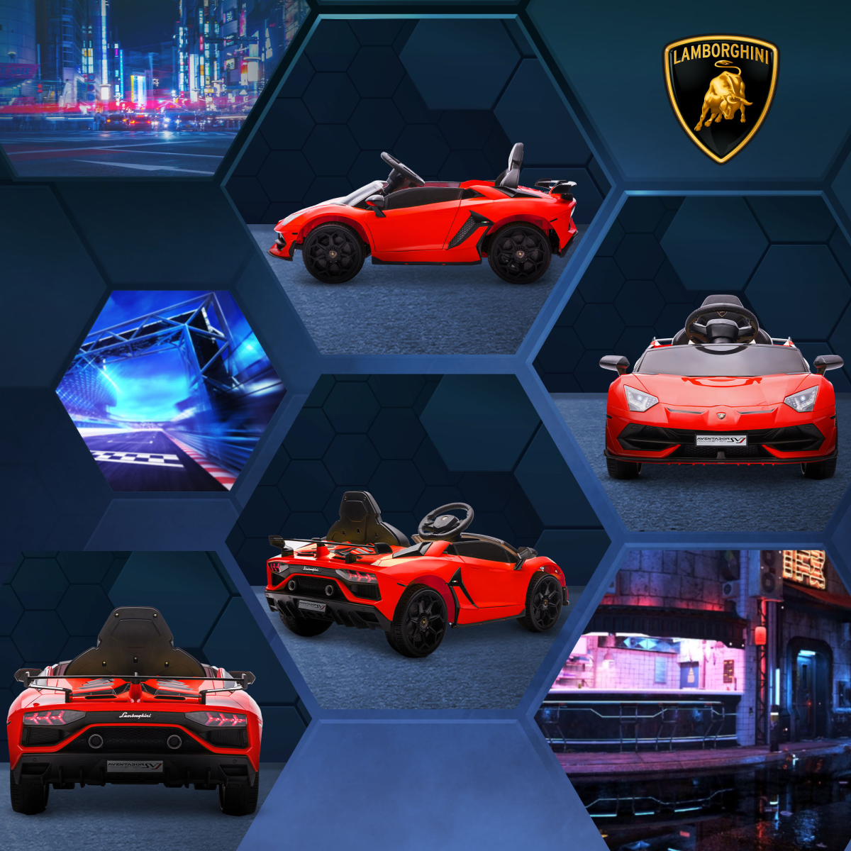 Lamborghini Aventador Licensed  Kids Electric Ride