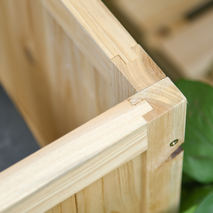 Garden Bench & Arch Wood Storage Bench Deck Outdoor Garden Seating