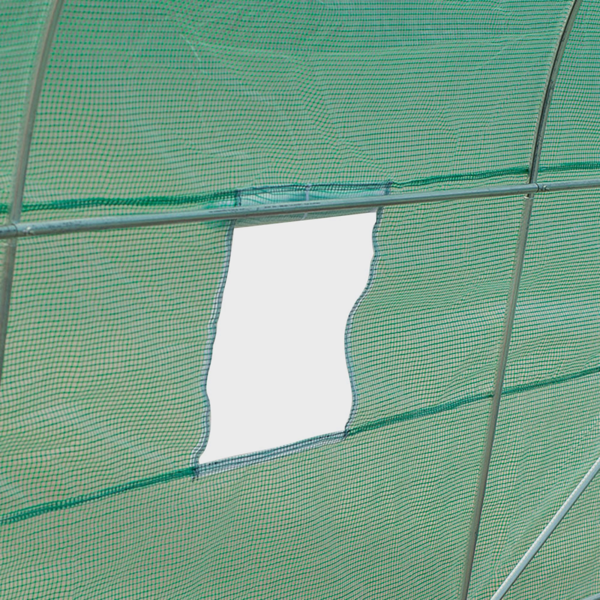 4.5m x 2m x 2m Walk-In Gardening Plant Greenhouse w/ PE Cover, Green