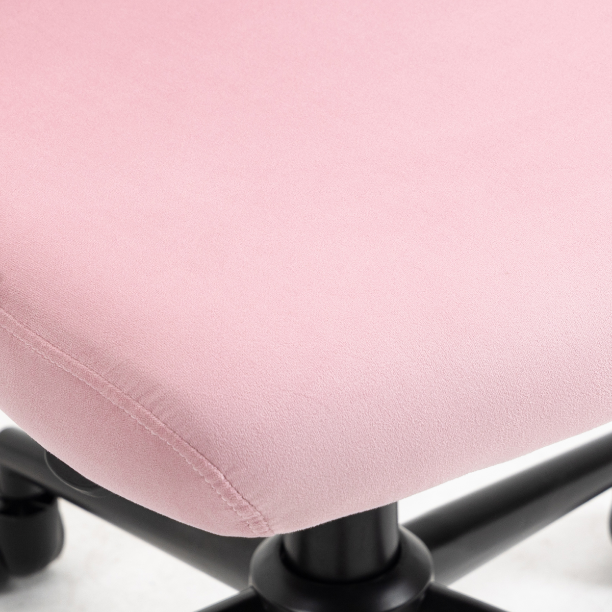 Office Chair with Adjustable Height and Wheels Velvet