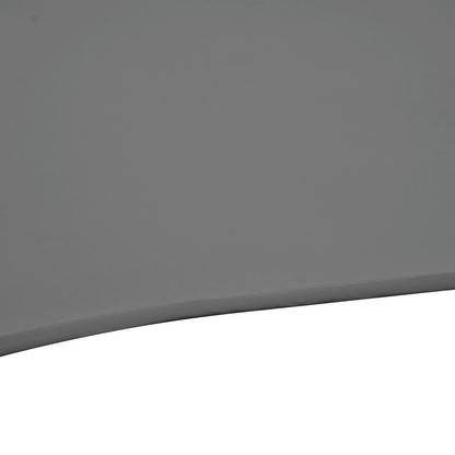 2.5M Garden Cantilever Parasol W/ 360 Rotation and Cross Base, Dark Grey