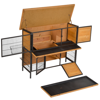 Wooden Rabbit Hutch