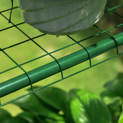 Steel Frame Greenhouse Steel Frame, 2 Shelves