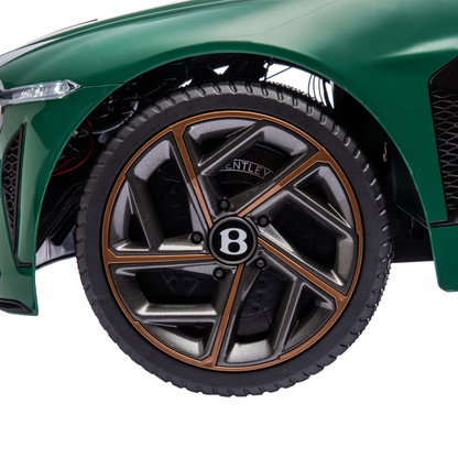 HOMCOM Bentley Bacalar Licensed 12V Kids Electric Ride-On with Remote - Green