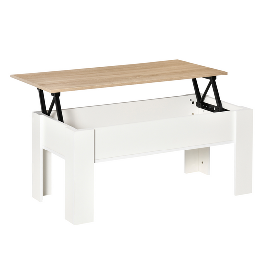 Lift Top Coffee Table w/Storage Compartment, Living Room Center Table