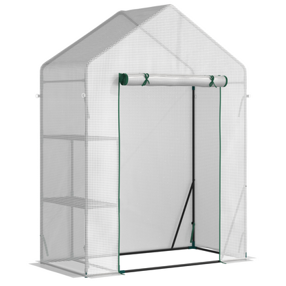 Greenhouse for Outdoor, Portable Gardening Plant Grow House w/ Shelf
