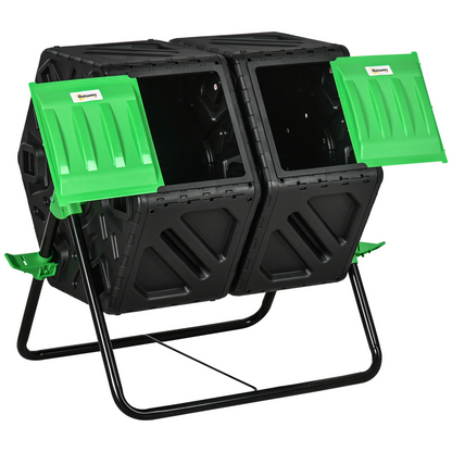 130L Dual Chamber Rotating Composter