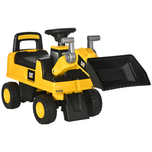CAT Licensed Kids Construction Ride-On w/ Manual Shovel, for 1-3 Years