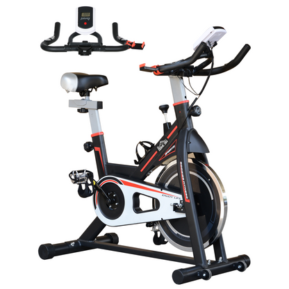 Flywheel Exercise Racing Bicycle Cardio Adjustable Resistance LCD 8kg